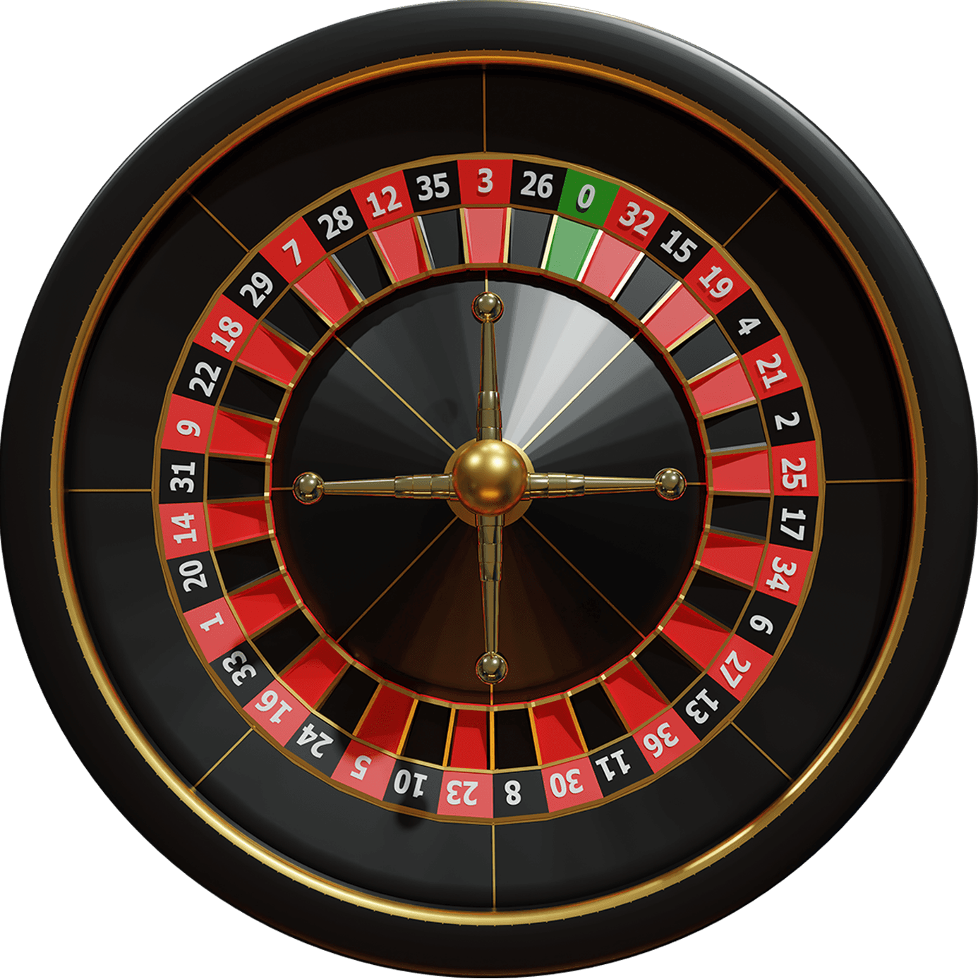 roulette wheel decor